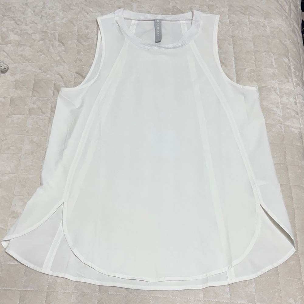 Athleta White Sleeveless Women's Top size small